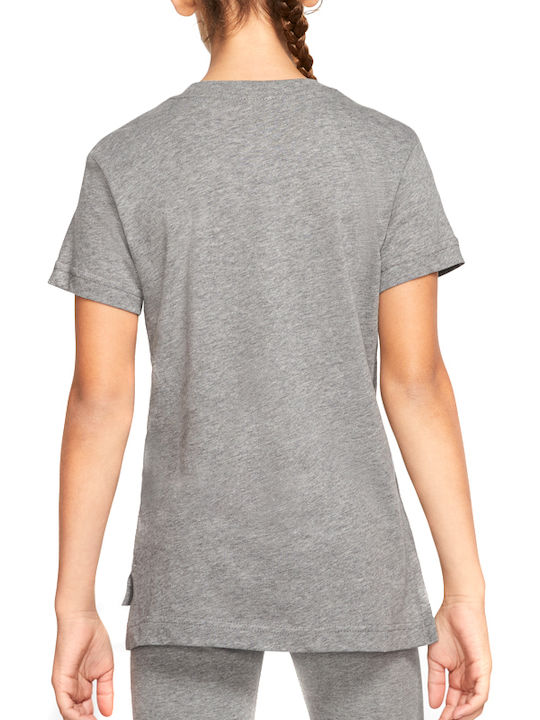 Children's Blouse Short Sleeve Gray Basic Futura