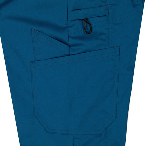 B-Well Dante Unisex Blue Medical Pants Cotton and Polyester