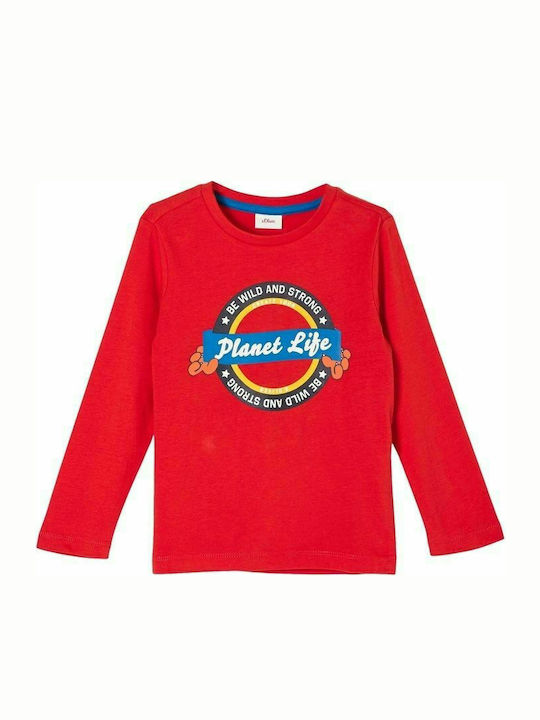 S.Oliver Kids Blouse Long Sleeve Red