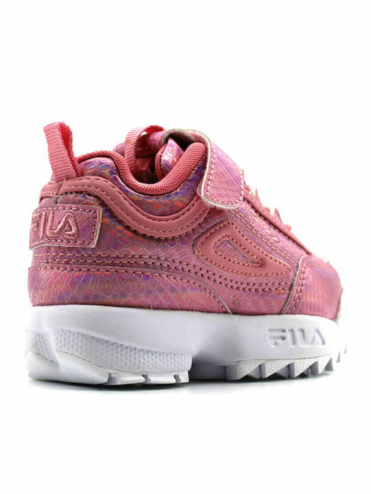 Disruptor E Παιδικά Sneakers με Σκρατς Ροζ
