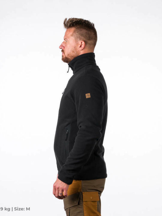 Franklin Men's Fleece Cardigan Black