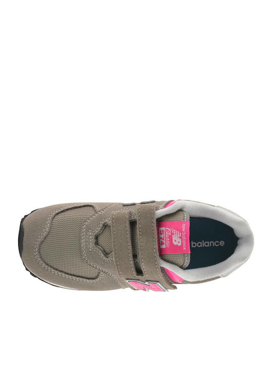 Lifestyle Παιδικά Sneakers με Σκρατς Γκρι