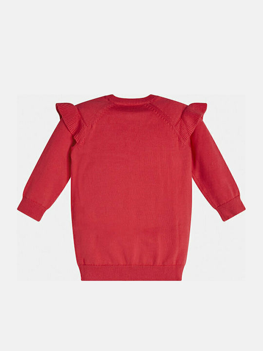 Kinder-Shirtkleid Langarm Rosa
