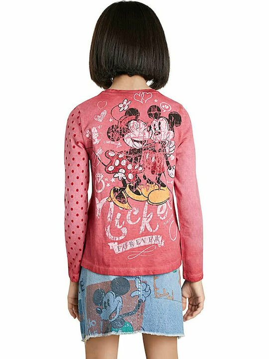 Детска блуза Розова Love Mickey