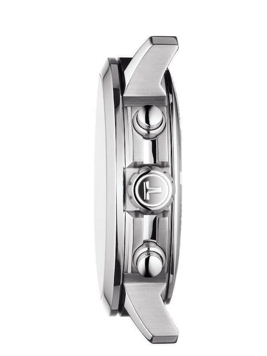 Tissot Prc 200 Ceas Bărbați 42mm Cronograf Baterie cu Brățară Din Metal Argintie