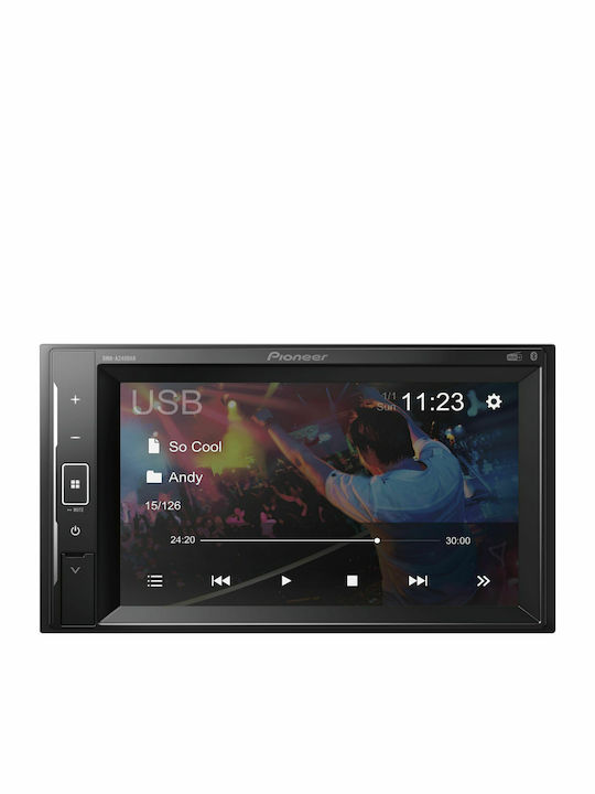 Pioneer Ηχοσύστημα Αυτοκινήτου 2DIN (Bluetooth/USB/AUX/WiFi) με Οθόνη Αφής 6.2"