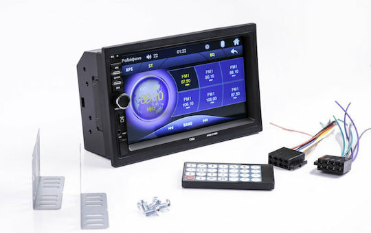 Osio Автомобилна Аудио Система 2DIN (Блутут/USB/AUX) с Тъчскрийн 7"