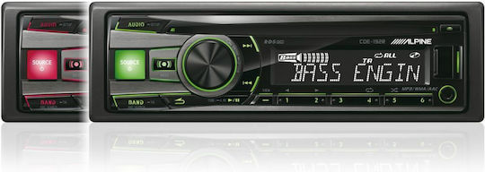 Alpine Auto-Audiosystem 1DIN (USB) mit Abnehmbares Bedienfeld