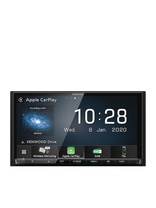 Kenwood Auto-Audiosystem 2DIN (Bluetooth/USB) mit Touchscreen 7"