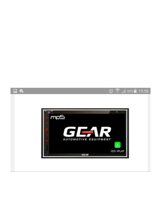 Gear Auto-Audiosystem 2DIN (Bluetooth/USB/AUX/WiFi/GPS/Apple-Carplay/Android-Auto) mit Touchscreen 6.9"