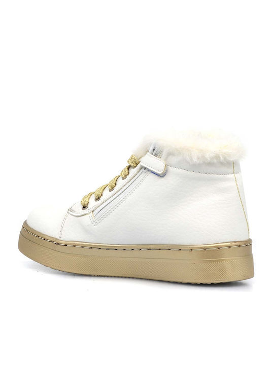 Kinder Sneakers Hoch Anatomisch Weiß