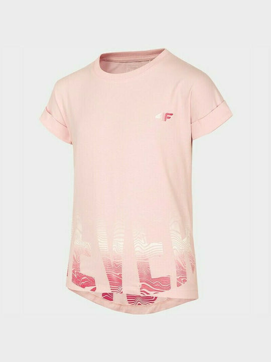 4F Kids Blouse Short Sleeve Pink