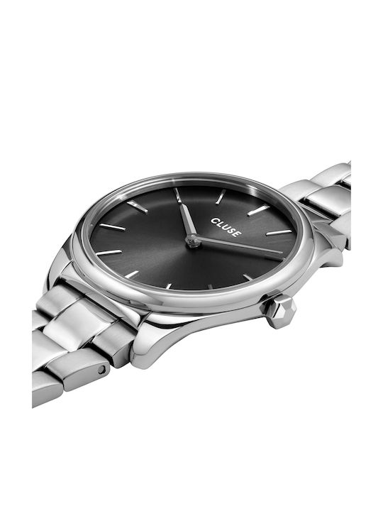 Cluse Feroce Women's Watch with Silver Metal Bracelet