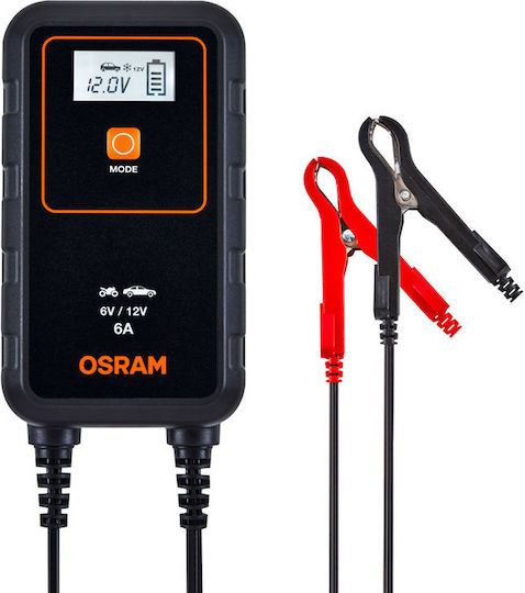 Osram BATTERYcharge 906 Φορτιστής Μπαταρίας Αυτοκινήτου 6/12V 6A