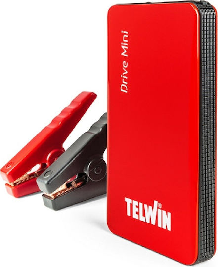 Telwin Drive Mini Portable Car Battery Jump Starter 6500mAh with Power Bank / Φακό / USB 12V