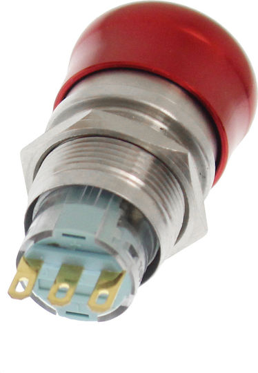 On-Off switch Pushbutton Waterproof Red 1pcs