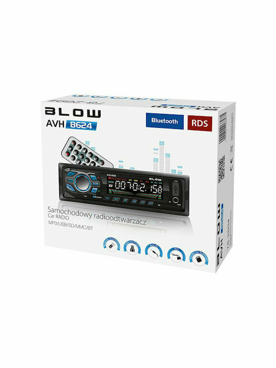 Blow Sistem Audio Auto 1DIN (Bluetooth/USB)