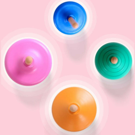 iwood Дървена Въртяща Се Върха Spinning Top MWSJ За 3+ Години