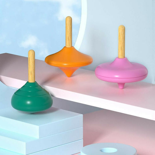 iwood Дървена Въртяща Се Върха Spinning Top MWSJ За 3+ Години