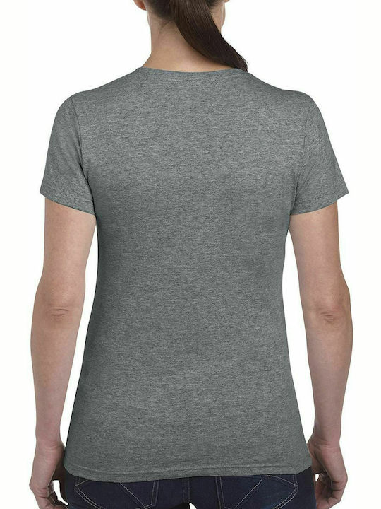 Gildan Women's Short Sleeve Promotional T-Shirt Graphite Heather 5000L-516