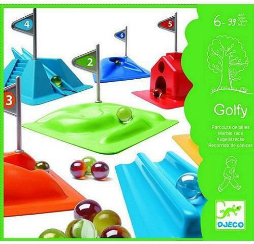 Djeco Murmeln Set Mini-Golf mit Kugeln