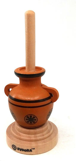 Svoora Ξύλινη Σβούρα Spinning Ancient Greek Vases για 5+ Ετών