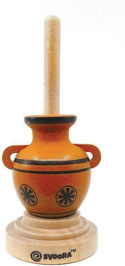 Svoora Ξύλινη Σβούρα Spinning Ancient Greek Vases για 5+ Ετών