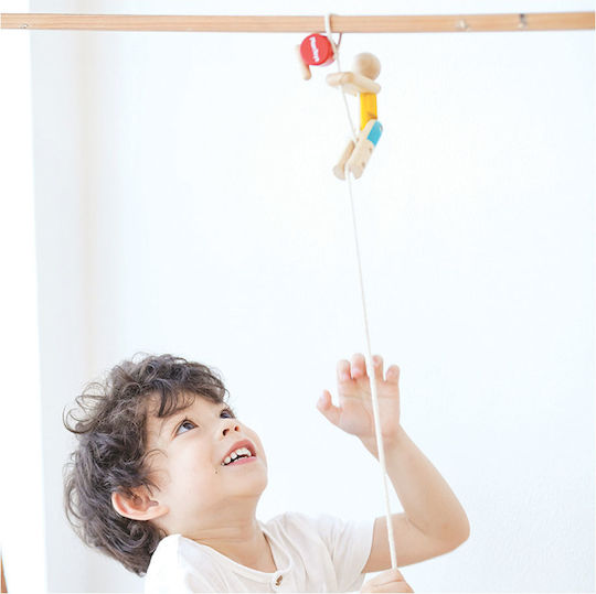 Plan Toys Ξύλινο Διαδραστικό Παιχνίδι Ακροβάτης Αναρριχητής για 3+ Ετών