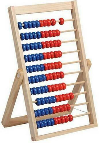 Exas Paper Άβακας Αριθμητήριο Abacus made of Wood for 3+ years Years Old