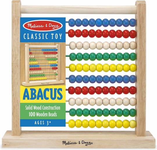 Melissa & Doug Άβακας Αριθμητήριο Abacus made of Wood for 3+ years Years Old