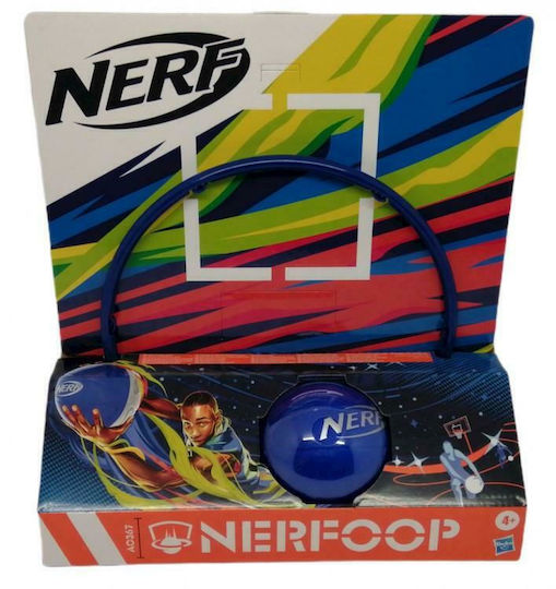 Hasbro Indoor & Outdoor Wall Mounted Basketball Hoop with Ball Nerf Nerfoop