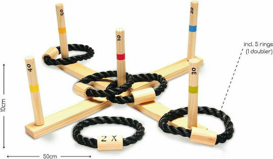 BS Toys Game Target Practice Outdoor Ring Toss