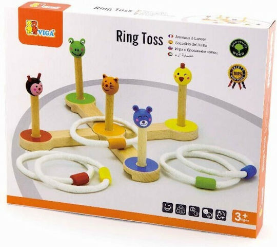 Viga Toys Παιχνίδι Ρίψης Στόχου Εξωτερικού Χώρου Animals Ring Toss