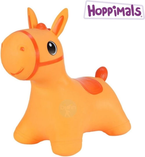 Hoppimals Hopfen Hopfen Pferd für 1+ Jahr alt Jahre Orange 50cm.