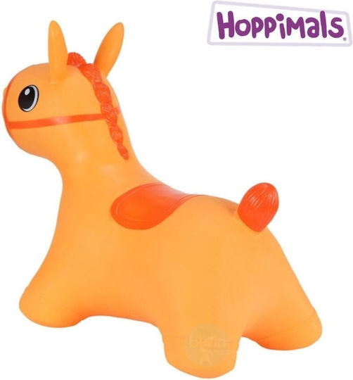 Hoppimals Hopfen Hopfen Pferd für 1+ Jahr alt Jahre Orange 50cm.
