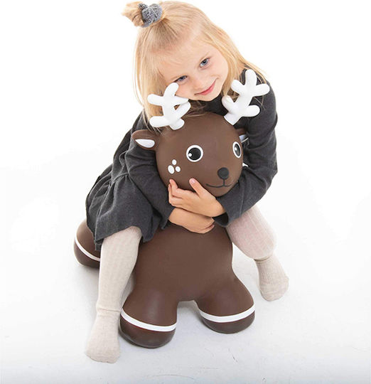 Gerardo’s Toys Hop Hop Deer for 1+ years Years Brown 18cm.