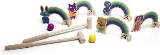 BS Toys Rainbow Outdoor Target Practice Game