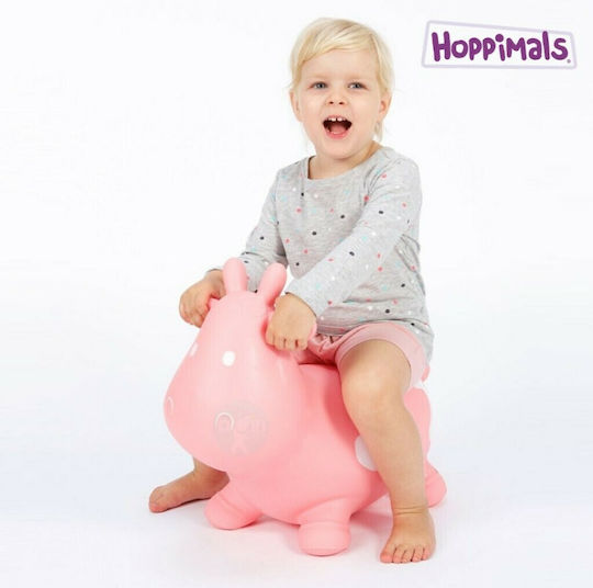 Hoppimals Χοπ Χοπ Αγελάδα Αγελαδίτσα για 1+ Ετών Ροζ 50εκ.