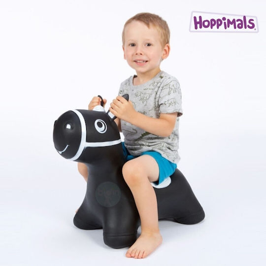 Hoppimals Hopa Hopa Căluț pentru 1+ ani Ani Negru 50cm.