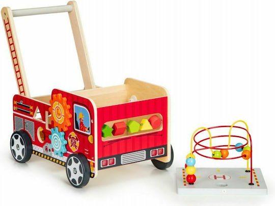 Ecotoys Fire Truck for 12+ Months Red