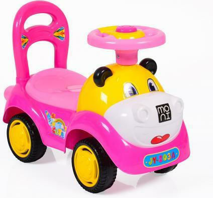 Moni Super Car Animal Ride On Pentru 12+ Luni Roz