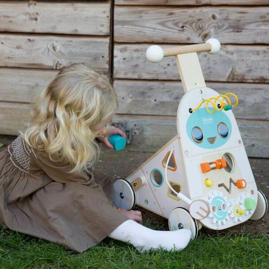 Classic World Robot Walker Pentru 12+ Luni Albă