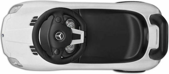 vidaXL Mercedes Benz Foot Powered Baby Push Walker Ride On for 12+ Months White