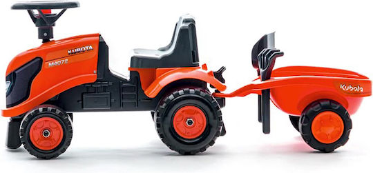 Falk Baby Kubota Tractor Ride On για 12+ μηνών Κόκκινο