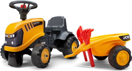 Falk Baby JCB Fastrac Ride On για 12+ μηνών Κίτρινο