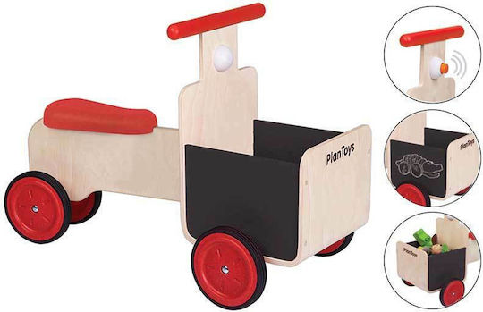 Plan Toys Delivery Bike Ride On για 12+ μηνών Πολύχρωμο