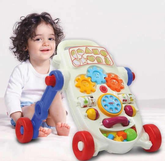 Jamara Μy First Baby Walker Baby Walker for 12++ Months 460586 White