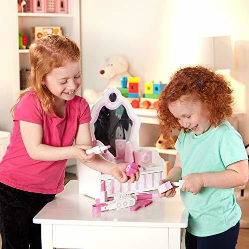 Melissa & Doug Beauty Salon Play Set Children's Beauty Vanity