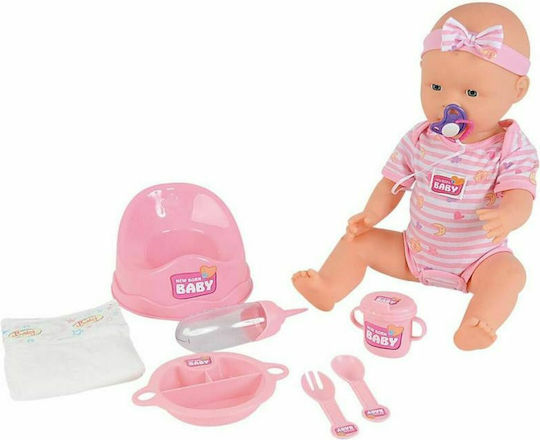 Simba Set Papușă Bebe New Born Baby Baby Doll Pentru 3+ Ani 43 Cm