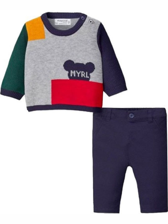 Mayoral Kids Set with Pants Winter 2pcs Multicolour